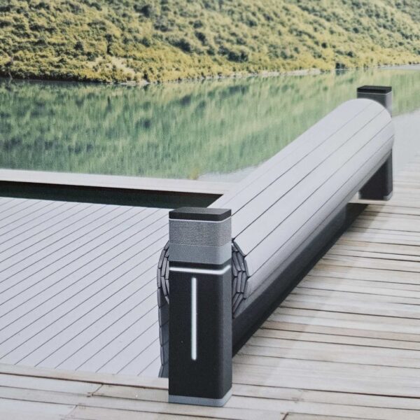 Lamellenabdeckung Sky LED Oberflur – elektrische Poolabdeckung UM Pool