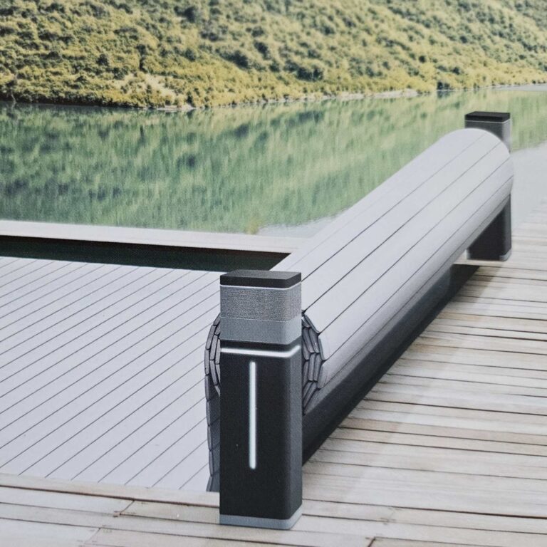 Lamellenabdeckung Sky LED Oberflur – elektrische Poolabdeckung UM Pool
