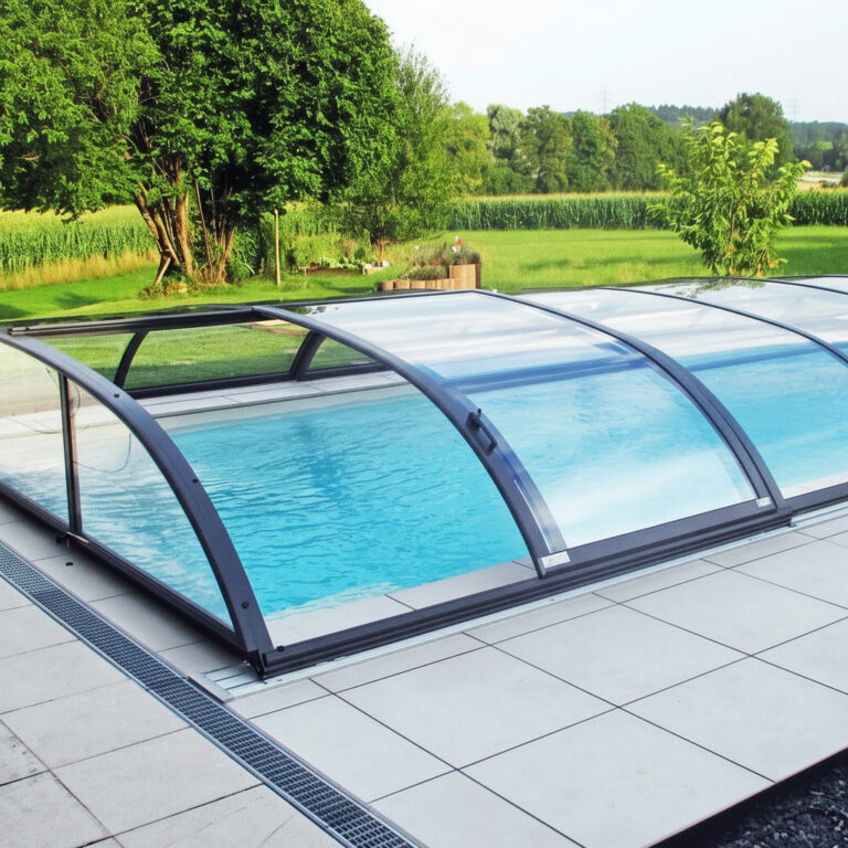 Poolüberdachung Azure Compact Flat – flache Poolüberdachung Alukov (4)