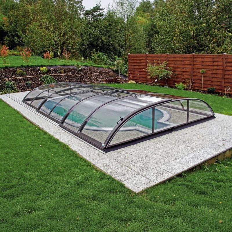 Poolüberdachung Azure Compact Flat – flache Poolüberdachung Alukov (3)
